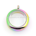 Hot sale rainbow color pendants for girl friends factory price